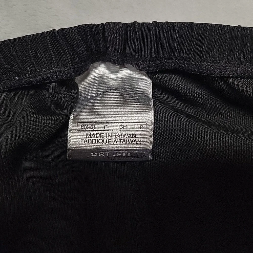 VTG Nike Pants Womens S Black Dri-Fit Running Athletic Yoga Gym Workout Track